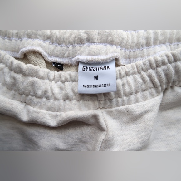 Gymshark rest day sweat joggers - white marl - medium - Picture 6 of 8